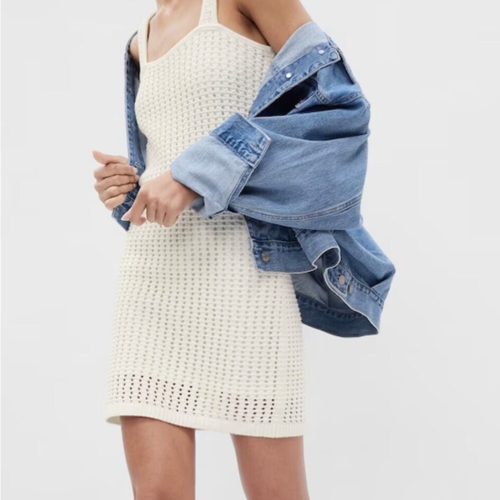 Cream Knit Dress